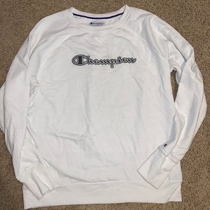 White champion crewneck